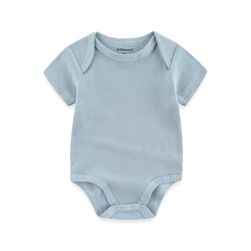 Cartoon Print Boy Girl Cotton 5 pieces set Unisex Bodysuit Comfortable Short Sleeve Newborn Baby romper