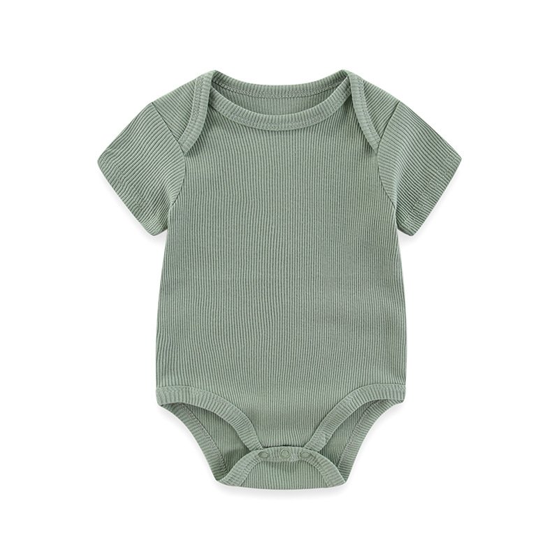 Cartoon Print Boy Girl Cotton 5 pieces set Unisex Bodysuit Comfortable Short Sleeve Newborn Baby romper