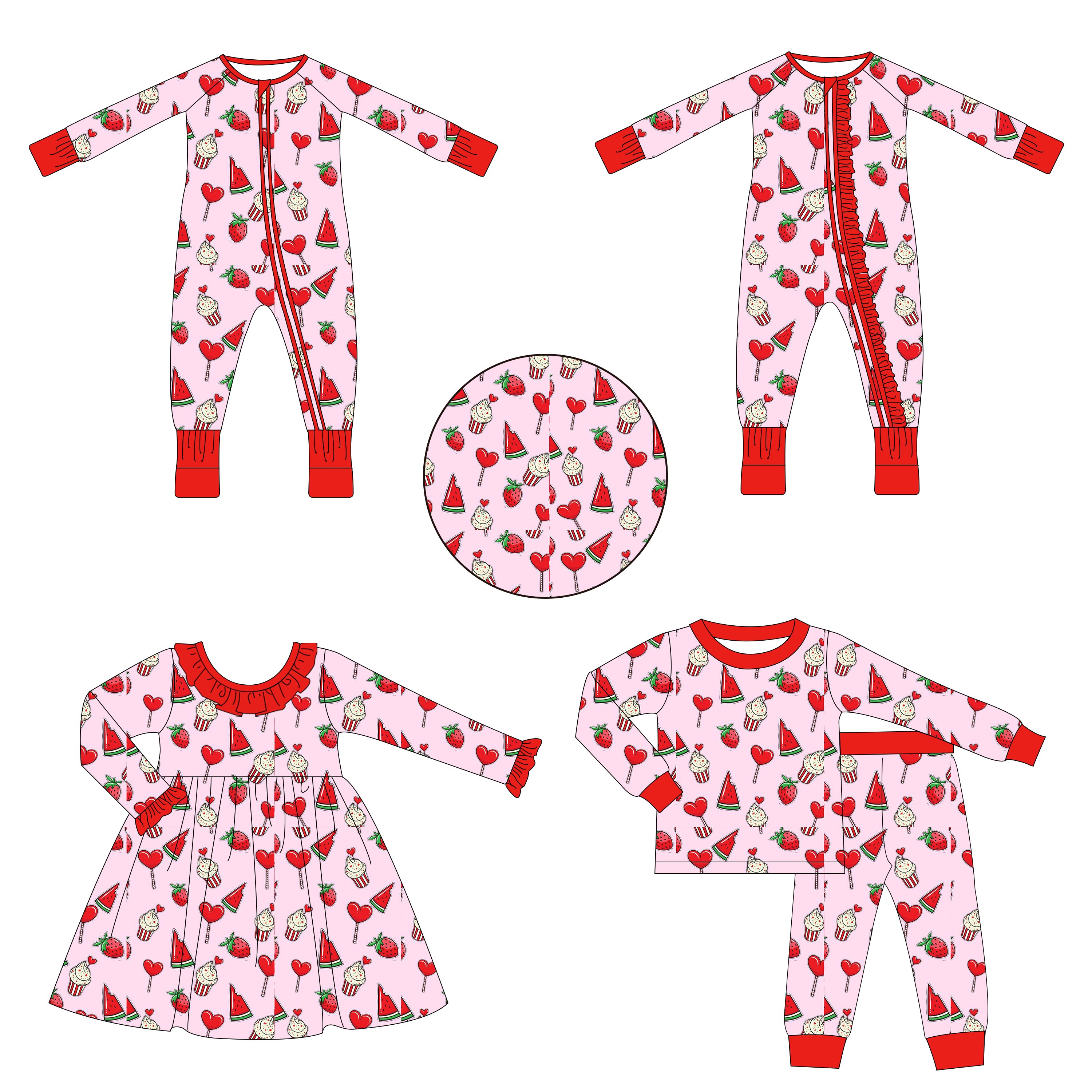 Custom Baby Clothes 95% Bamboo 5% Spandex Onesie Rompers Clothes Toddler Kid Pajamas Sleepwear Clothing For Baby