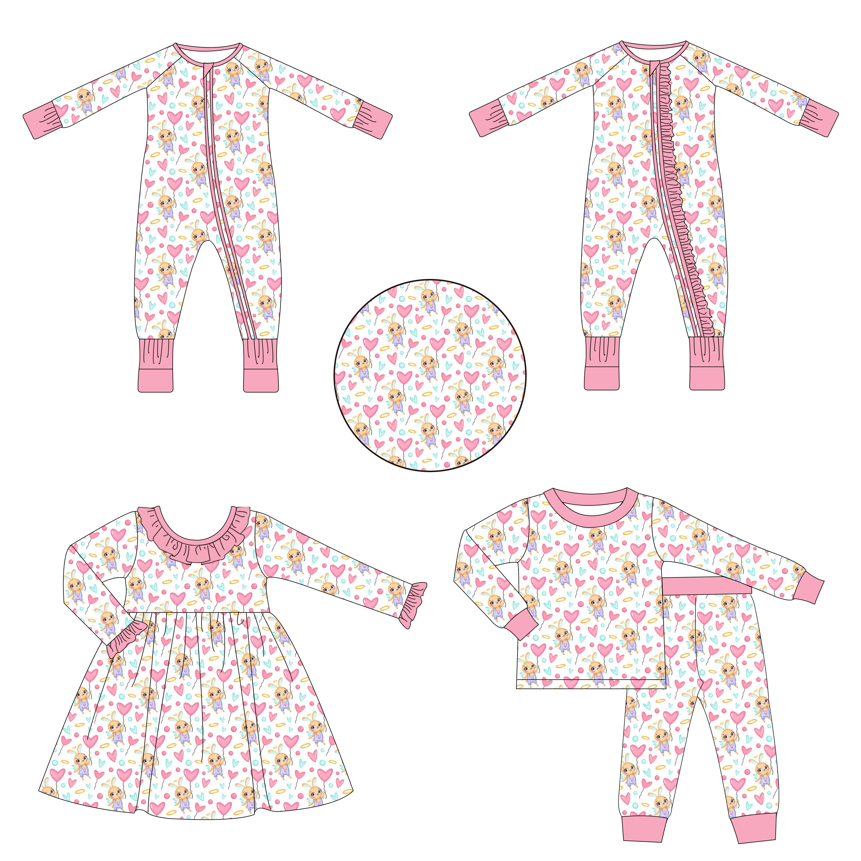 Custom Baby Clothes 95% Bamboo 5% Spandex Onesie Rompers Clothes Toddler Kid Pajamas Sleepwear Clothing For Baby