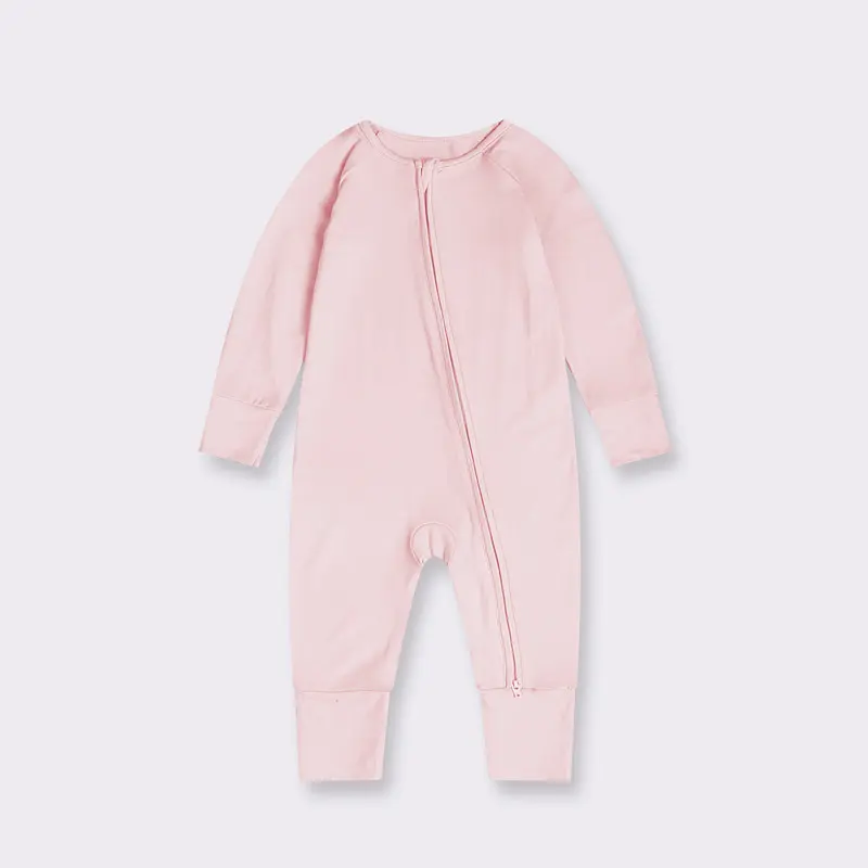 Wholesale Custom Print Toddler Pajamas Summer Onesie Set Newborn Infants Baby Romper Zipper Closure Wholesale ODM Baby Sleepwear