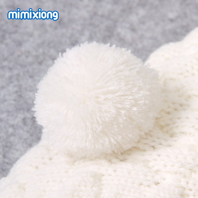 Hot Sale Mimixiong 2024 Newborn Infant Baby Cute Bear Shape Knitted long Sleeve Soft Romper