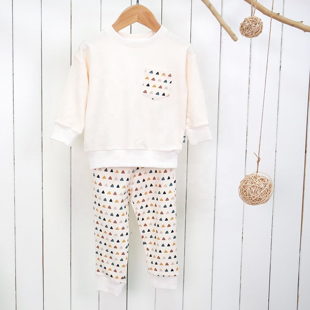 New Arrivals winter for Baby Customized Printing Hoodie with long Sleeves & Loose Fit Comfortable baby Romper Clothing set
