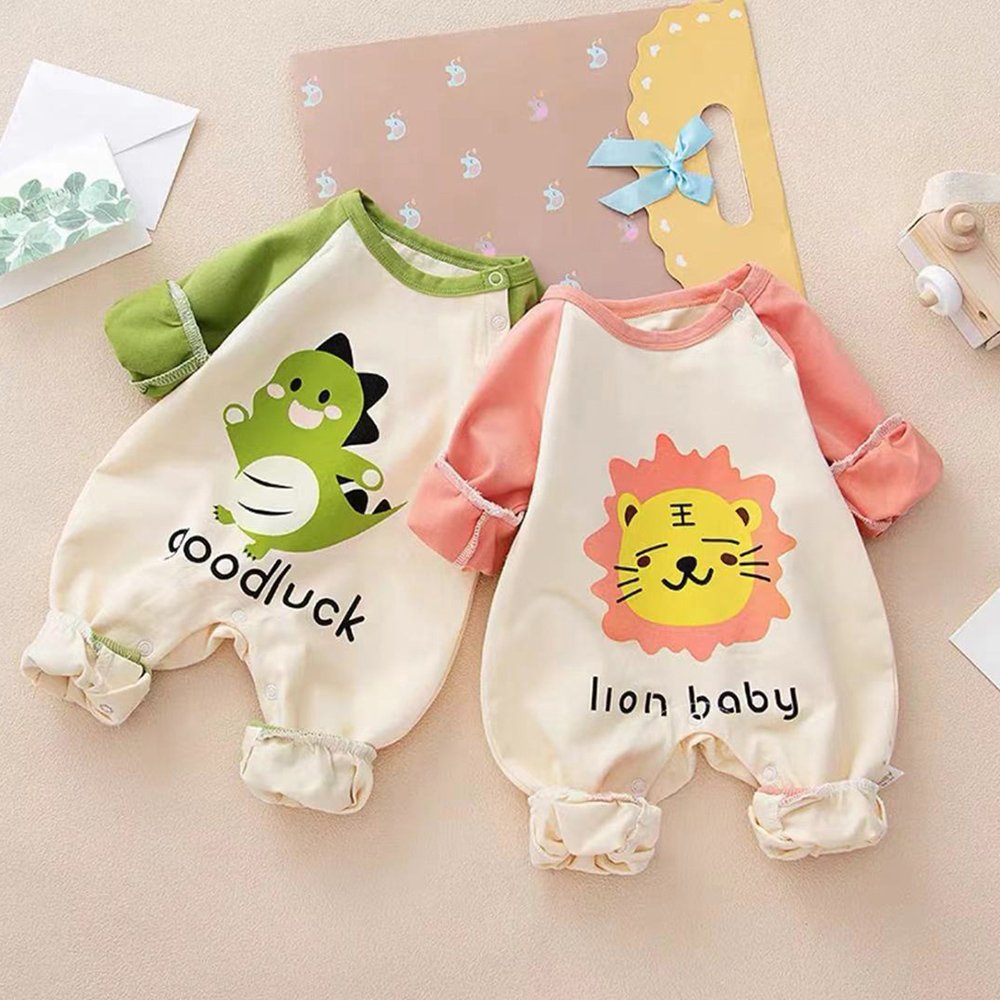 high quality hot sales infant newborn baby pure cotton long sleeve spring and autumn clothes baby romper for male and female