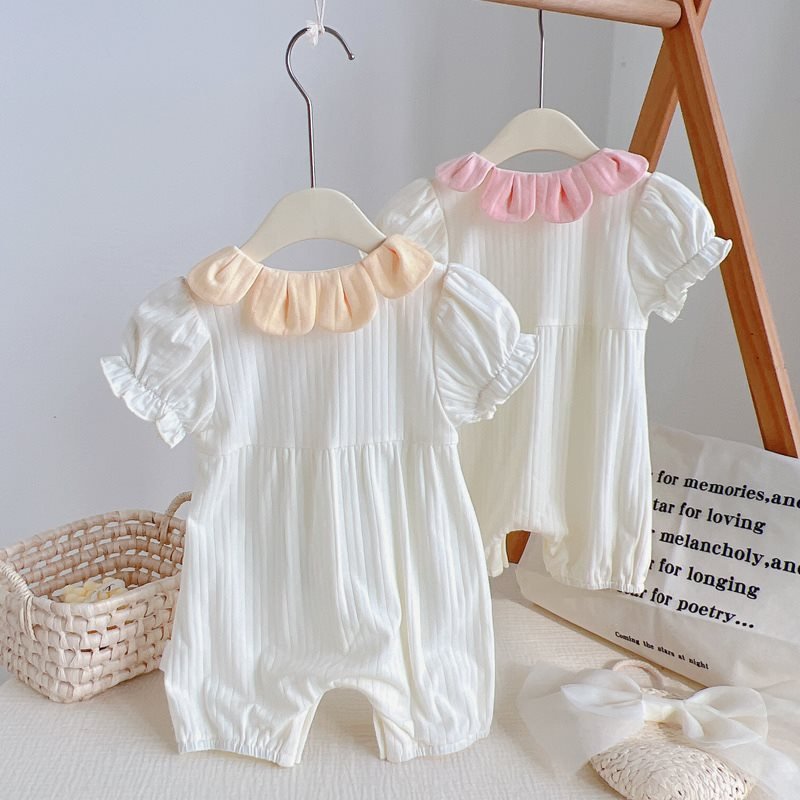 Summer Jumpsuit Thin Short Sleeve Baby Romper Cotton Baby Rompers Super Cute Baby Rompers