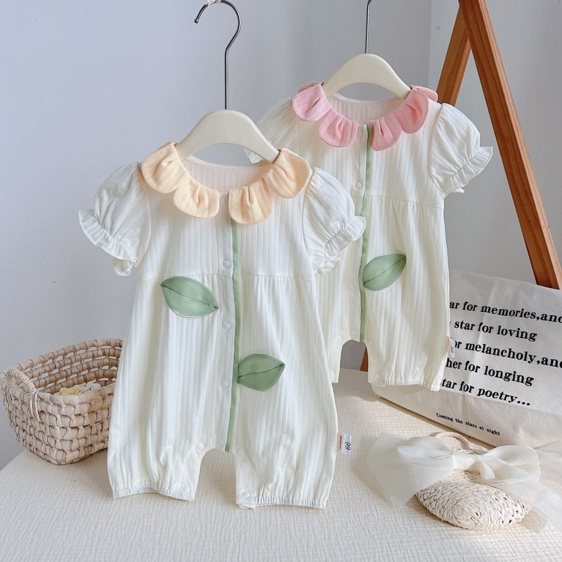 Summer Jumpsuit Thin Short Sleeve Baby Romper Cotton Baby Rompers Super Cute Baby Rompers