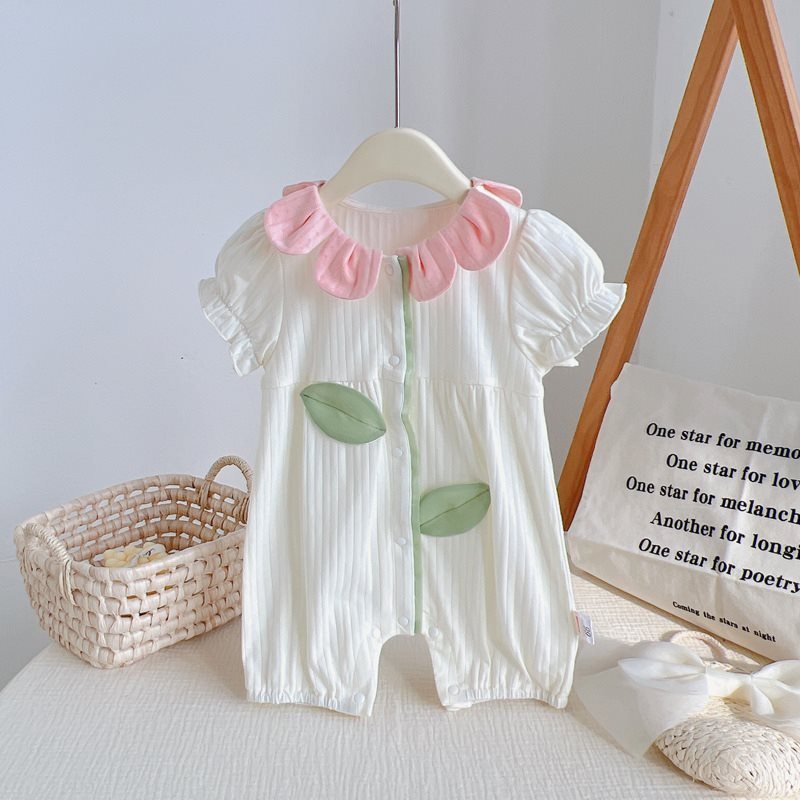 Summer Jumpsuit Thin Short Sleeve Baby Romper Cotton Baby Rompers Super Cute Baby Rompers