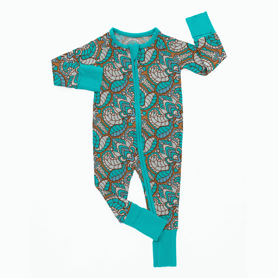 95 Bamboo 5 Spandex Fabric Baby Romper Bamboo Viscose Baby Pajamas Convertible Romper
