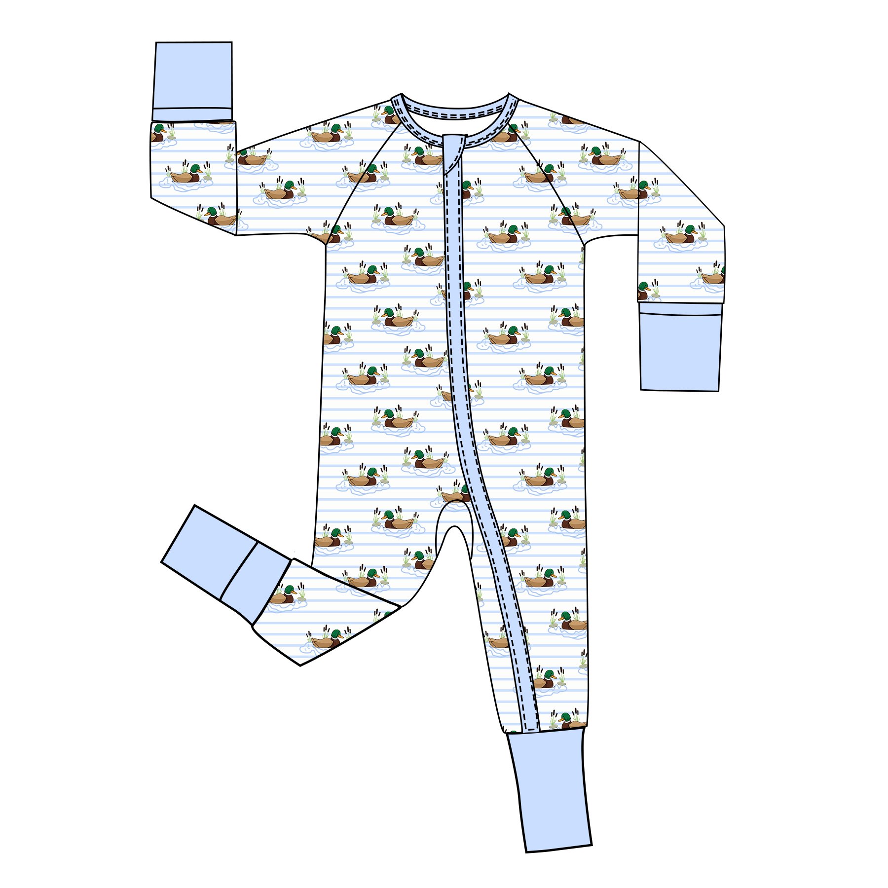 Wholesale CPC Certificate Organic Cotton Baby Rompers Long Sleeve Anti-Slip Design Baby Jumpsuit Autumn Pajamas Footie Romper