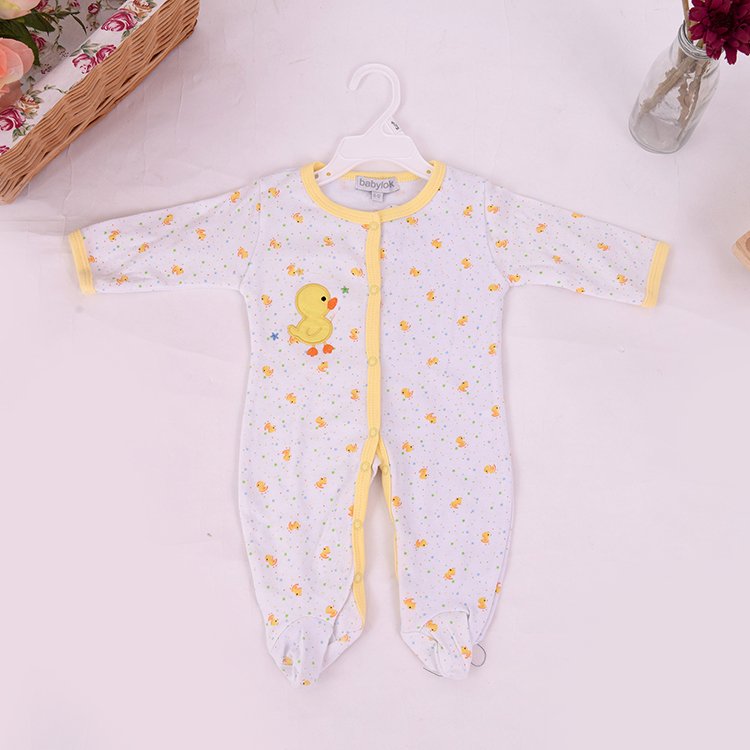 Aoyatex High Quality Long Sleeve Rompers,Baby Rompers 100% Cotton,Baby Rompers