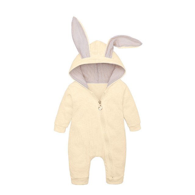 Coldker Autumn Winter New Born Baby Clothes Unisex Halloween Clothes Boy Rompers Kids Rabbit Cosplay Costume For Girl Boy