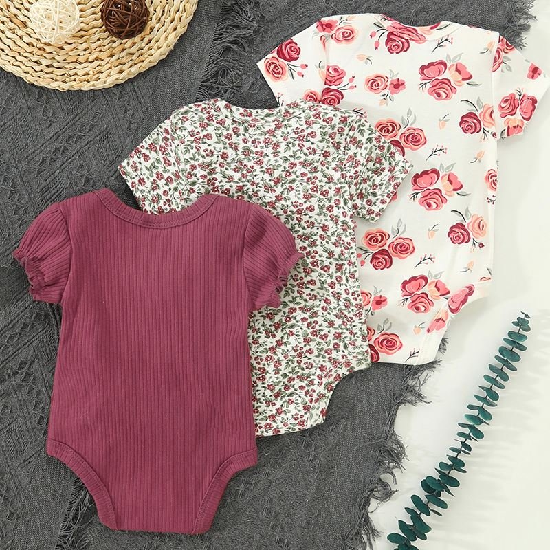 High Quality Lightweight Cotton Infant Clothes Comfortable Unisex 100% Polyester Baby Rompers Wholesale