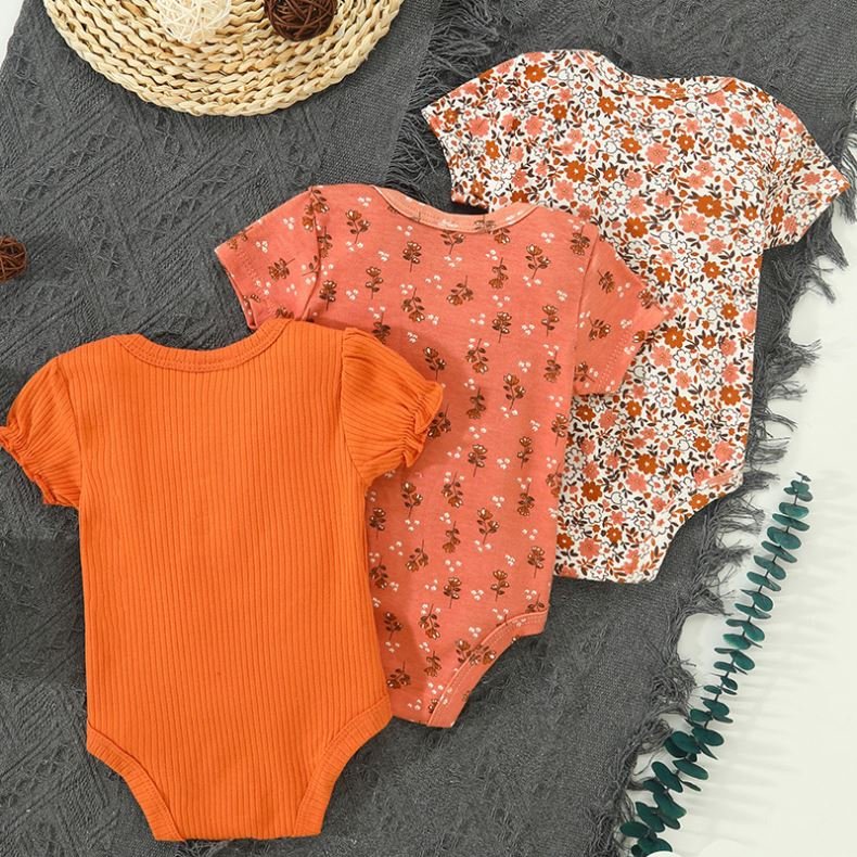High Quality Lightweight Cotton Infant Clothes Comfortable Unisex 100% Polyester Baby Rompers Wholesale
