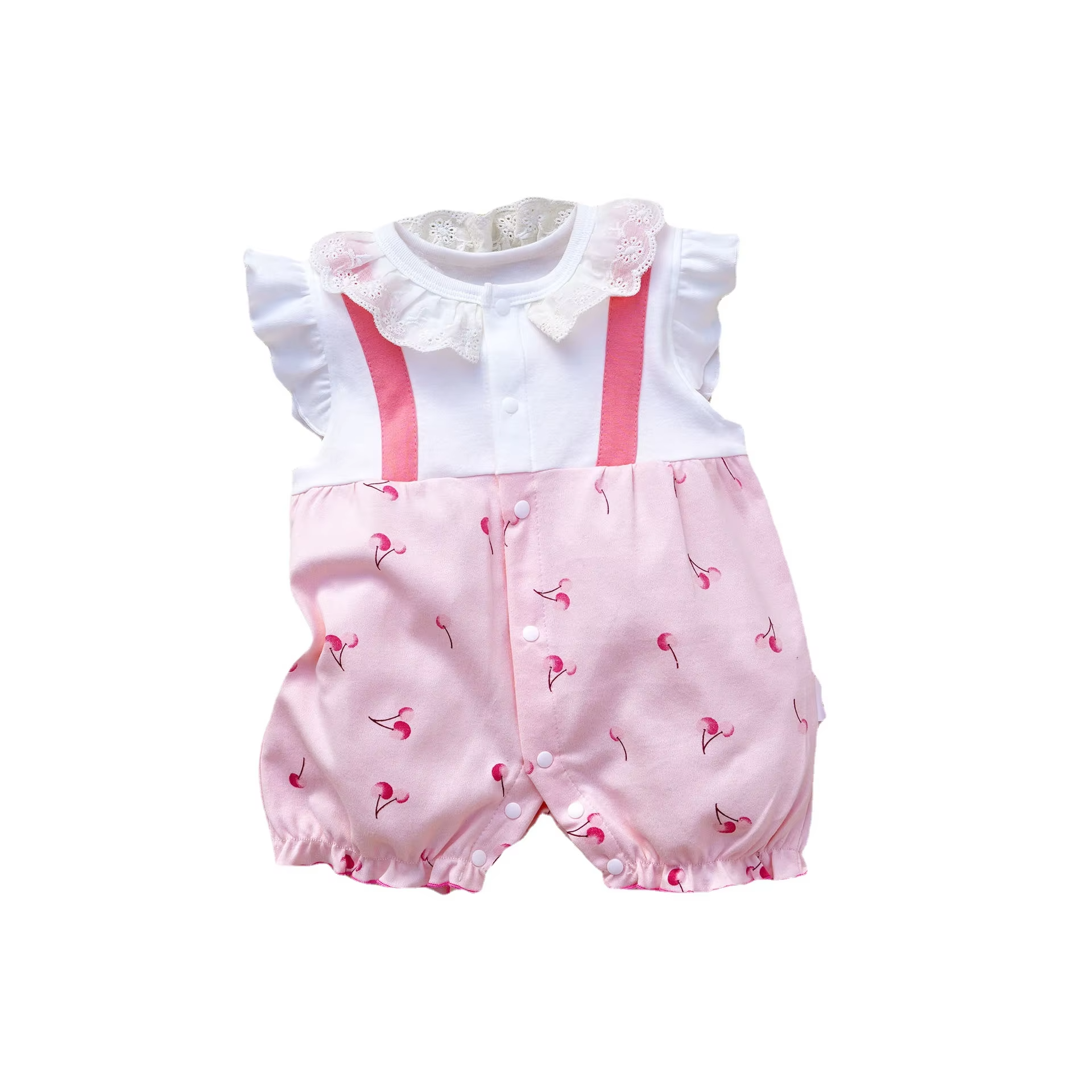 Wholesale newborn baby clothes cotton romper custom organic summer newborn baby romper