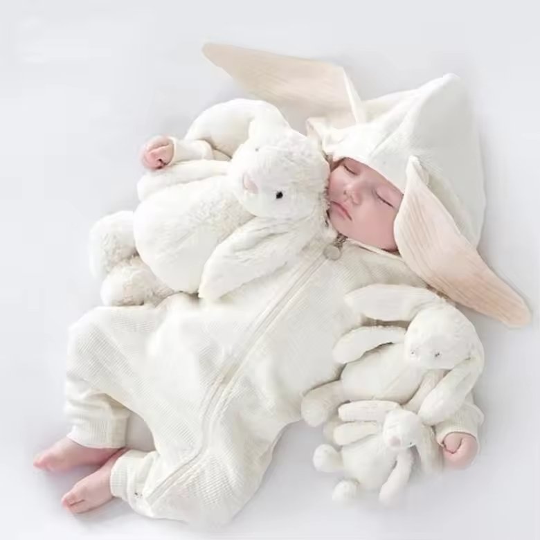 Kids Clothes Baby Romper Fiber Baby Boy Girl Clothes Newborn Zipper Sleeper Infant Jumpsuit Baby Romper 0-24 Month