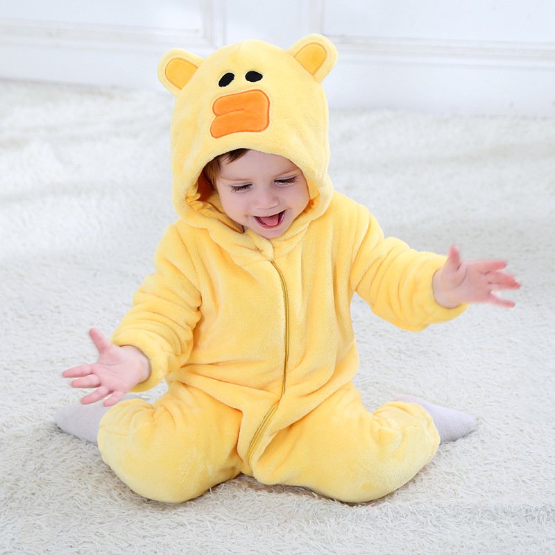 Wholesale Kids Jumpsuits Baby Clothes Infant Girls Boys Cosplay Clothes Kids Animal Winter Baby Rompers