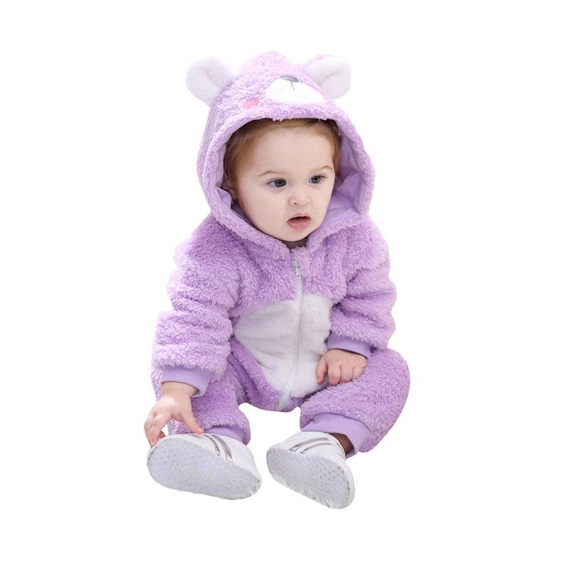 Wholesale Kids Jumpsuits Baby Clothes Infant Girls Boys Cosplay Clothes Kids Animal Winter Baby Rompers