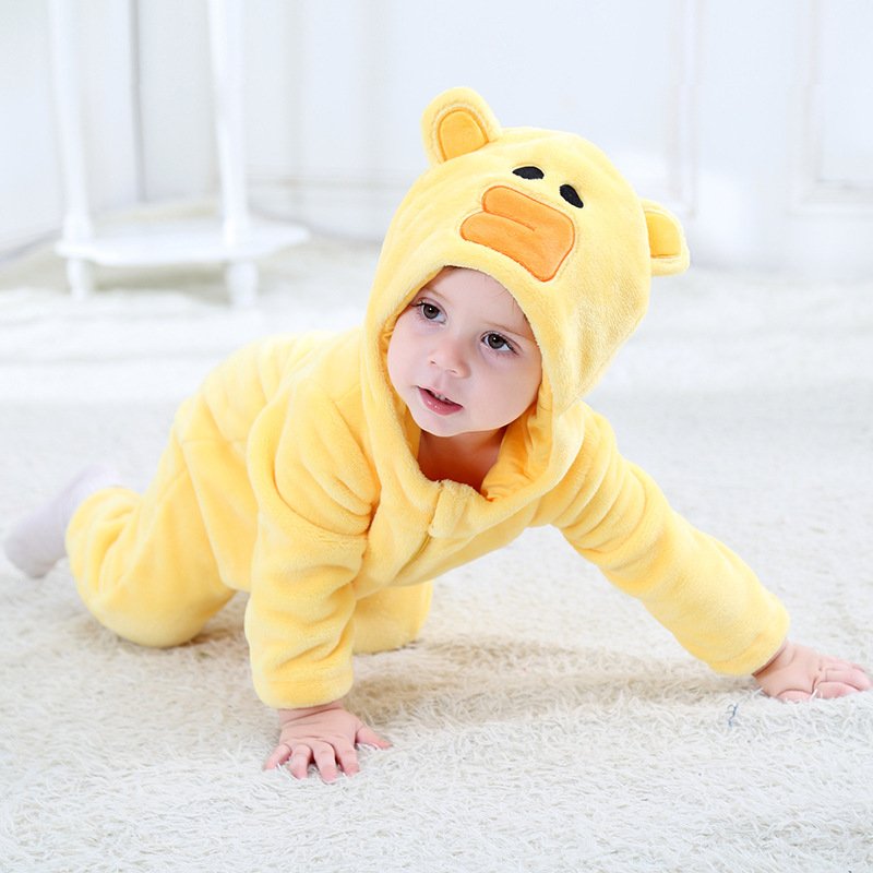 Wholesale Kids Jumpsuits Baby Clothes Infant Girls Boys Cosplay Clothes Kids Animal Winter Baby Rompers