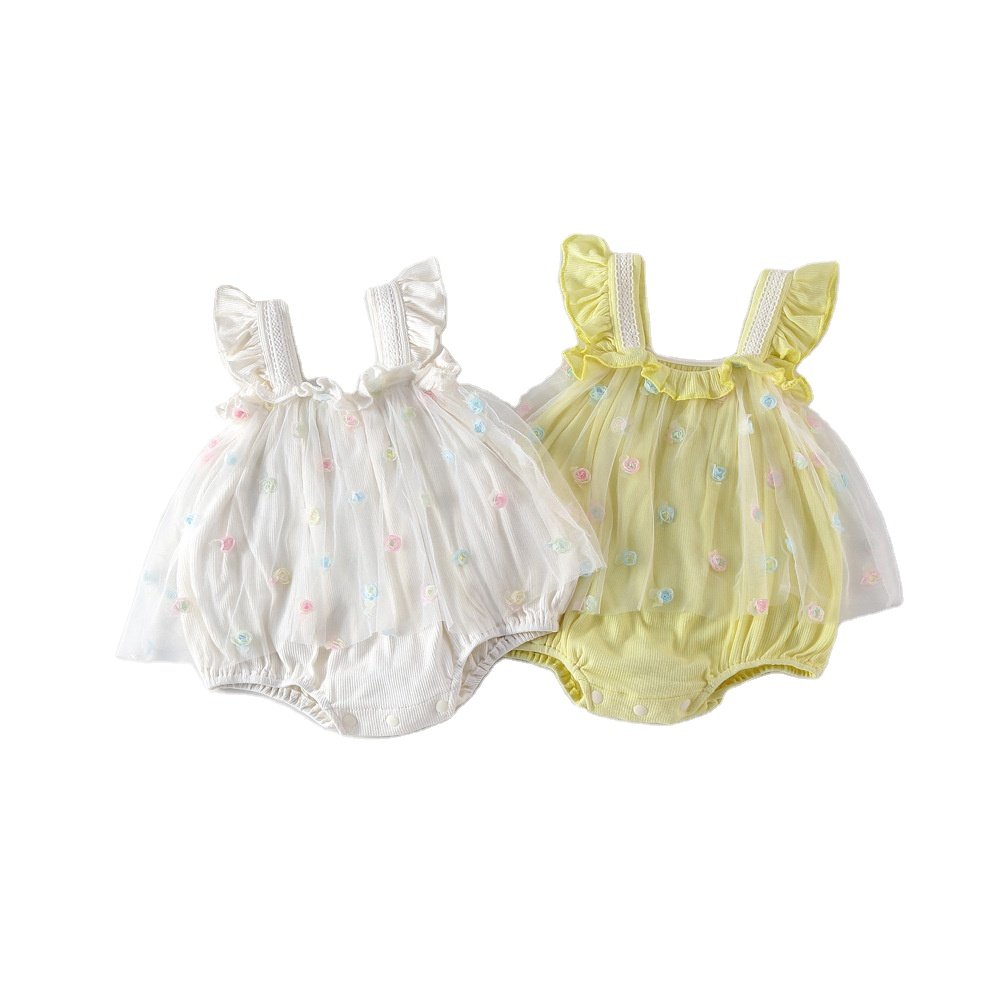 Toddler Girls Clothing Baby Summer Bubble Rompers