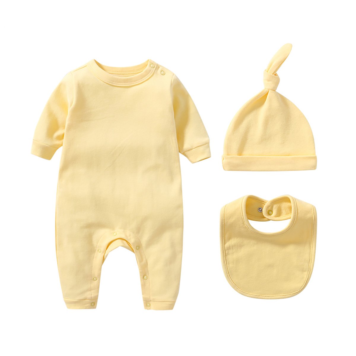 2024 New Cotton Baby Romper Clothes 6pcs Jumpsuit Spring/Autumn Romper With Hat Bib Infant Clothing Sets For 0~3 Months Newborns