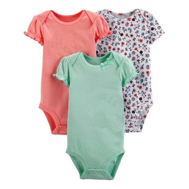 newborn baby short sleeves rompers