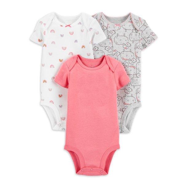 newborn baby short sleeves rompers