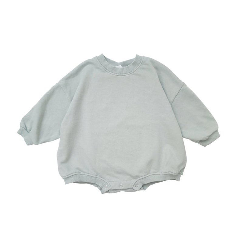 winter newborn baby fashion sweatshirt jumpsuit toddler baby boy girl unisex 0-24M plain 100% cotton custom hoodies romper