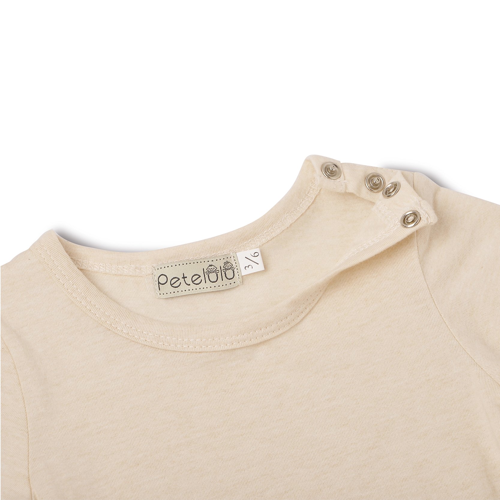 Organic Cotton Baby Romper Solid Color Short Sleeve Plain Blank Design Baby Bodysuit Plain Style Casual Petelulu Unisex Brown