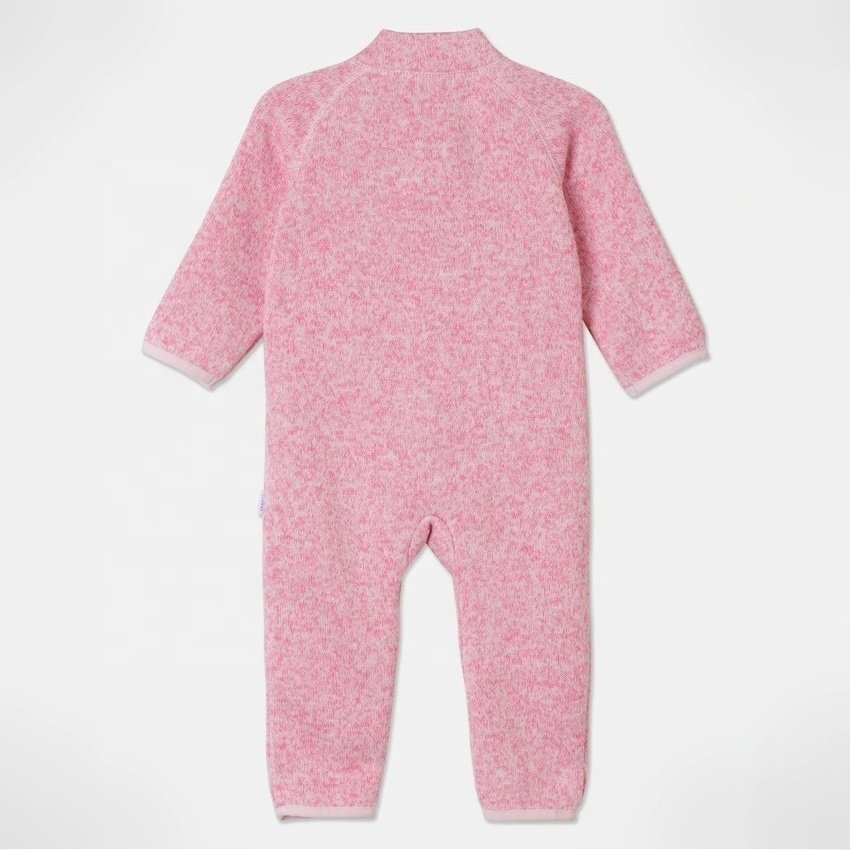 Winter Autumn Warm Unisex Casual Wear Coverall Footie Half Zipper Baby Rompers Infant Jumpsuit
