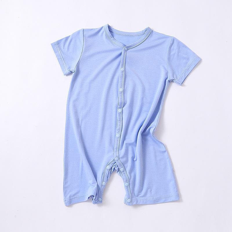 Promotion Price Zipper Jumpsuit Summer Infant Newborn Rompers Baby Short Sleeve Romper Baby Twirl Dress