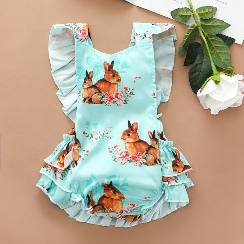 Korean Baby romper checkered bodysuits printed cheap baby girl rompers summer ruffle romper dress baby clothes