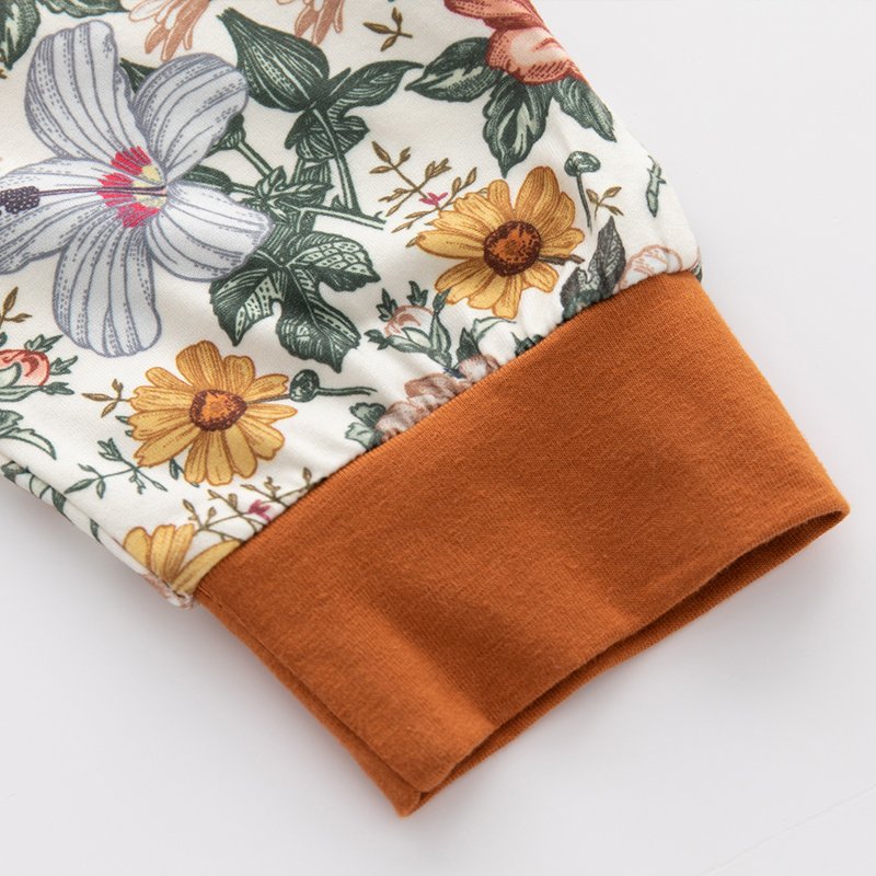 manufacturers supplies custom boutique bamboo printed designer girl flower baby romper newborn ropa de bebe clothes 6995