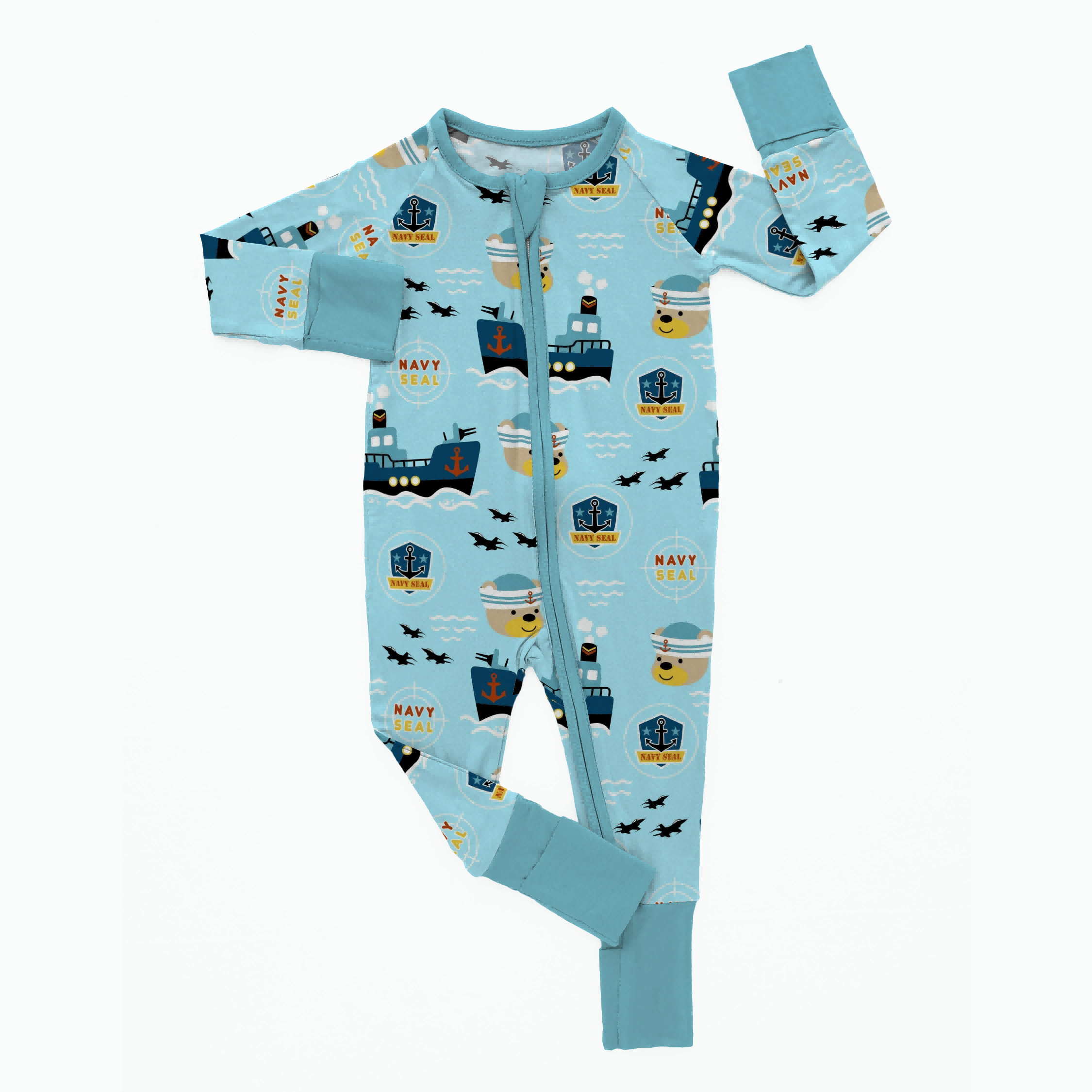 Bamboo Baby Rompers Girl Wholesale Baby Jumpsuit High Quality Unisex Summer Baby Clothes Zipper Pajamas