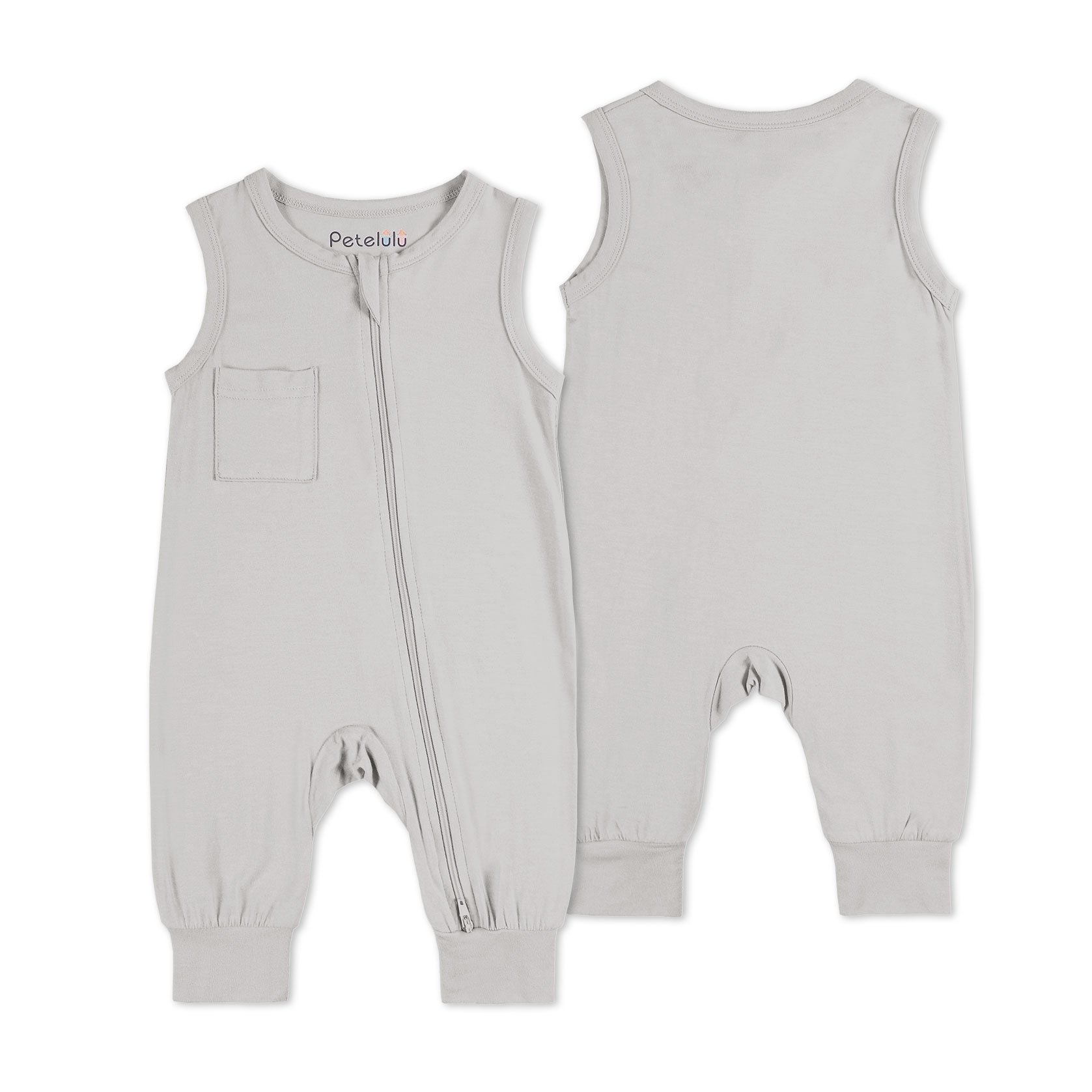 Eco Friendly Organic Bamboo Baby Romper Round Neck Baby Clothes Wholesale Unisex Infant Baby Jumpsuit