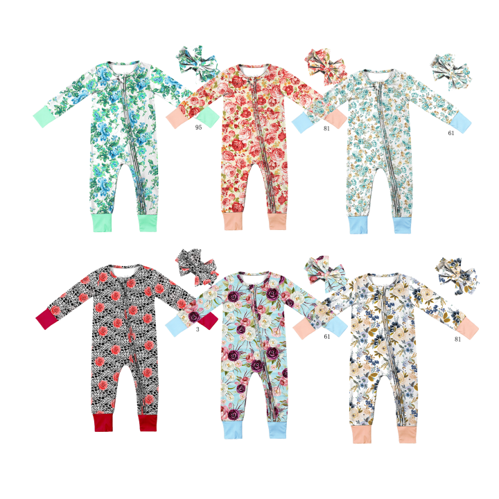 Milk Silk Unisex Romper Footie with Convertible Mittens and Convertible Footie Double Zipper