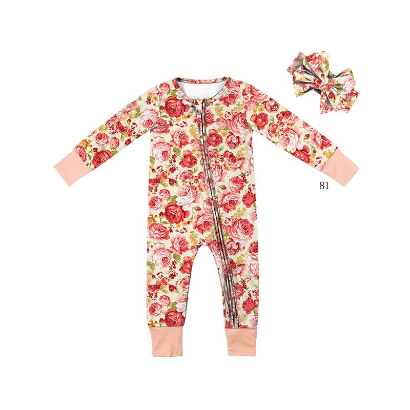 Milk Silk Unisex Romper Footie with Convertible Mittens and Convertible Footie Double Zipper