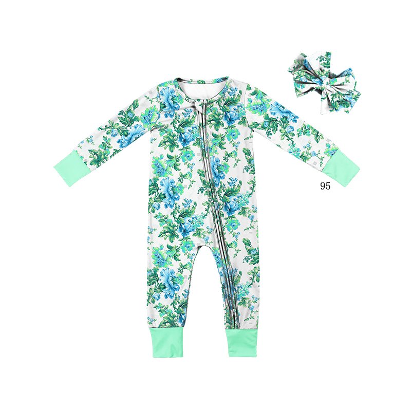 Milk Silk Unisex Romper Footie with Convertible Mittens and Convertible Footie Double Zipper