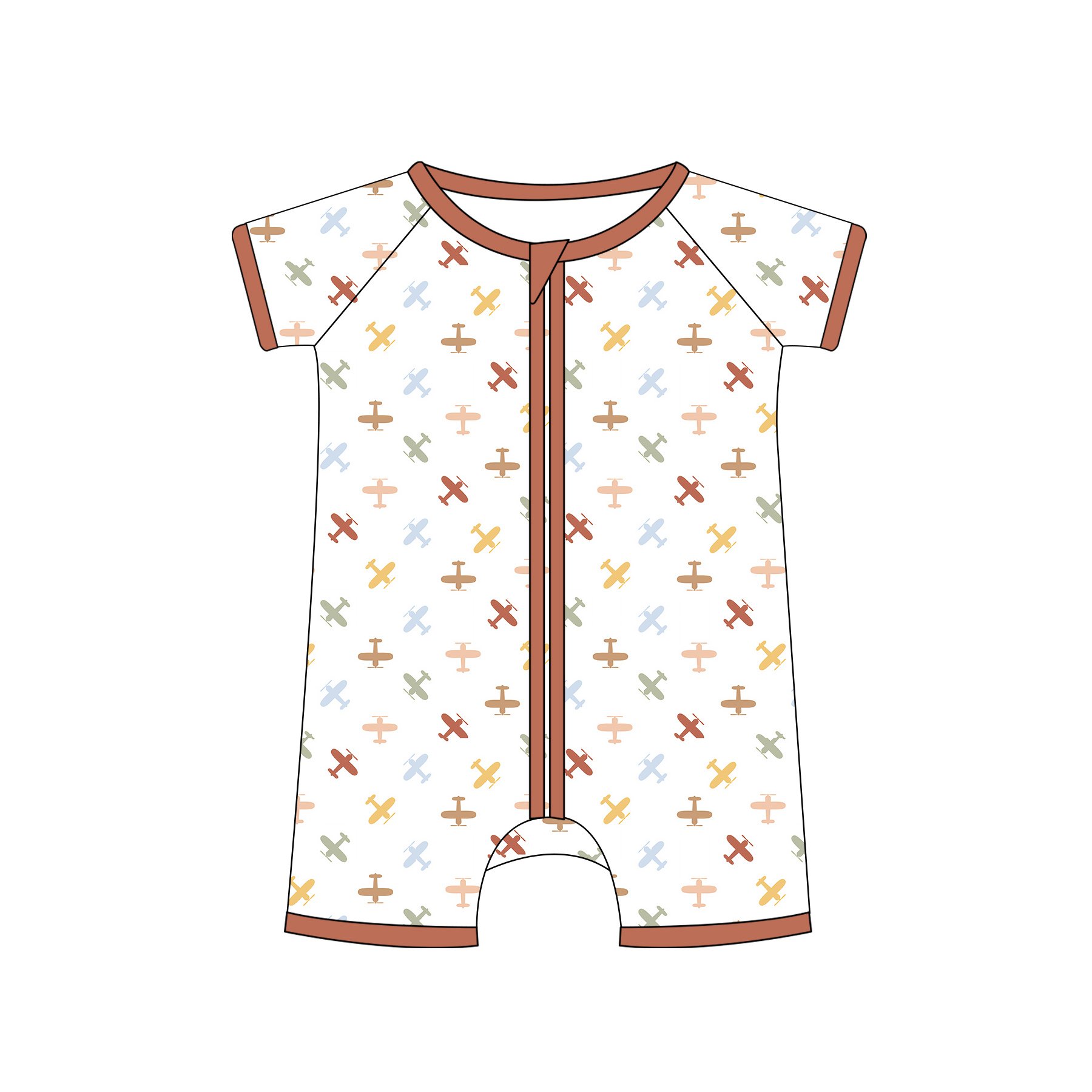 Custom Print 95% Bamboo Viscose 5% Spandex Short Sleeve Baby Shorties Flower Print Girl Baby Romper