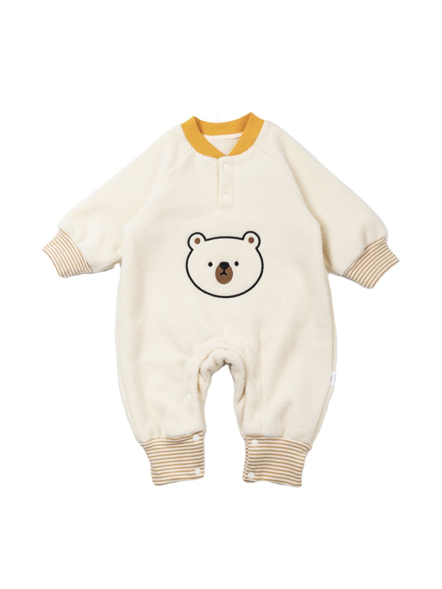 Fall Little Bear Baby Newborn Romper Hat Buttons Baby Two Piece Set Clothing 4 Styles Long Sleeves Lovely Pajamas Baby
