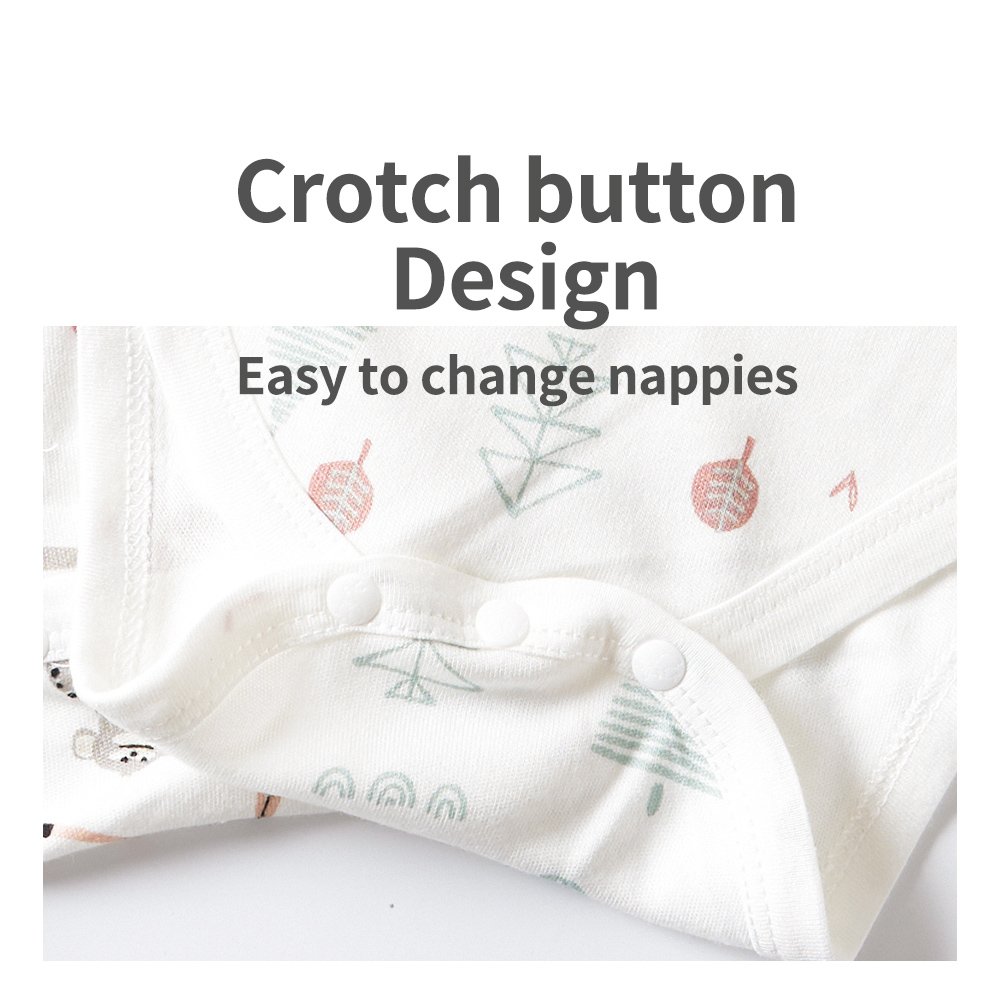 Wholesale Baby Sweatshirt Romper Baby Organic Bamboo Cotton Jumpsuit Short Bamboo Baby Romper