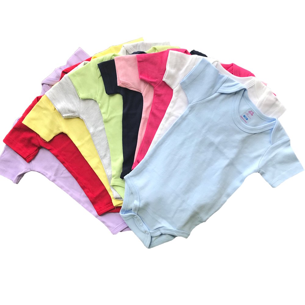 Custom logo winter new born baby clothes 100% combed cotton long sleeve cotton baby bodysuit snaps crotch blank baby rompers