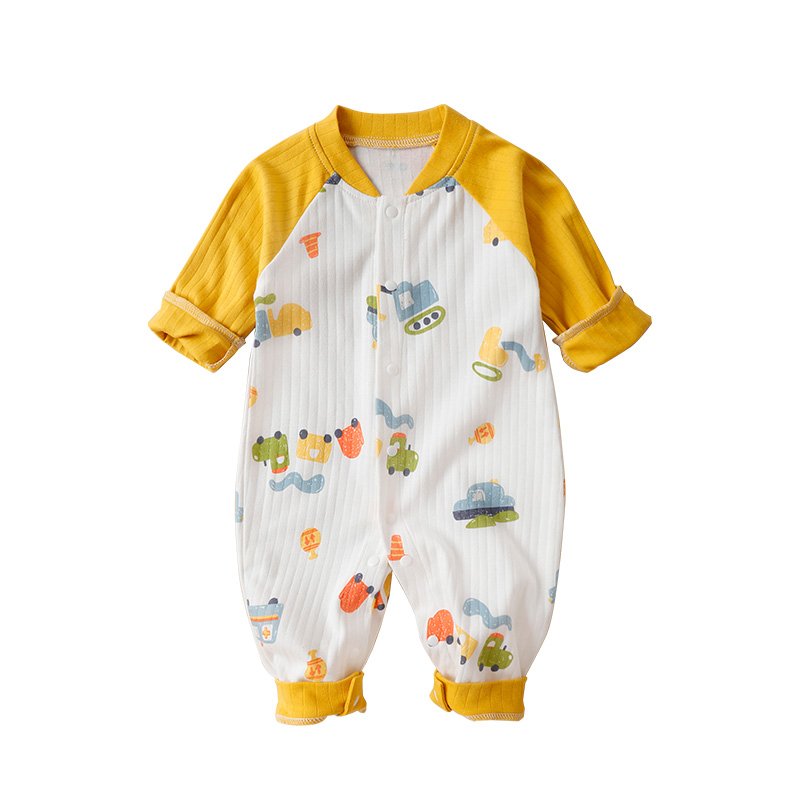 Spring Autumn Clothing Newborn 100% Cotton Baby Rompers Baby Girl Sleep Romper Jumpsuit