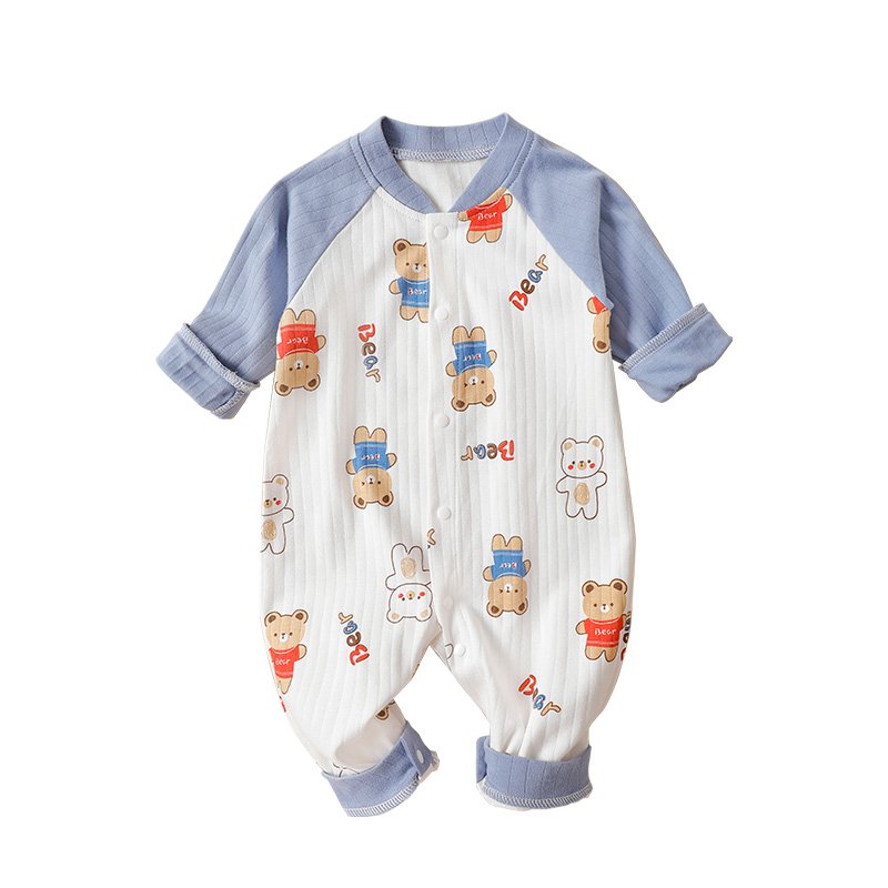 Spring Autumn Clothing Newborn 100% Cotton Baby Rompers Baby Girl Sleep Romper Jumpsuit