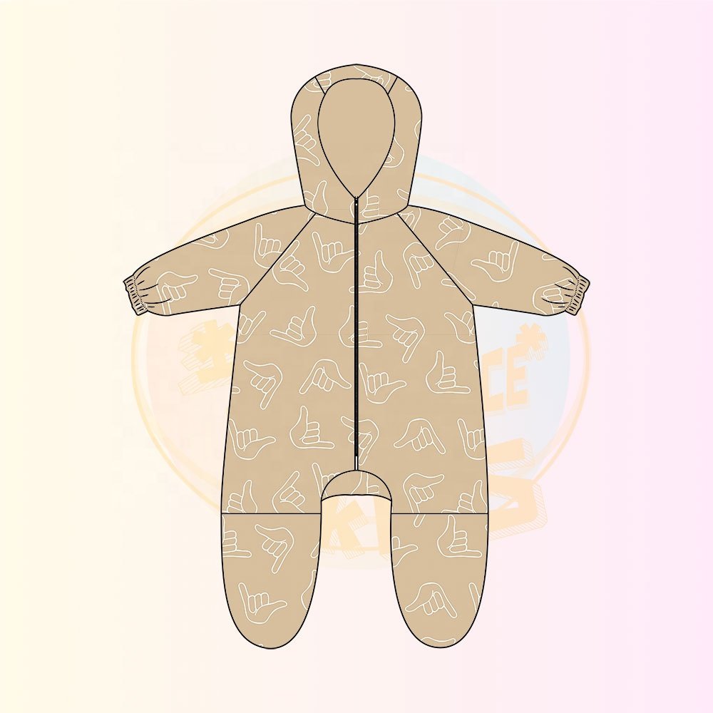 KERUI Winter Baby Rompers Star Print Import Baby Clothes Toddler Bodysuit Hoodies Jumpsuit In Fleece Unisex