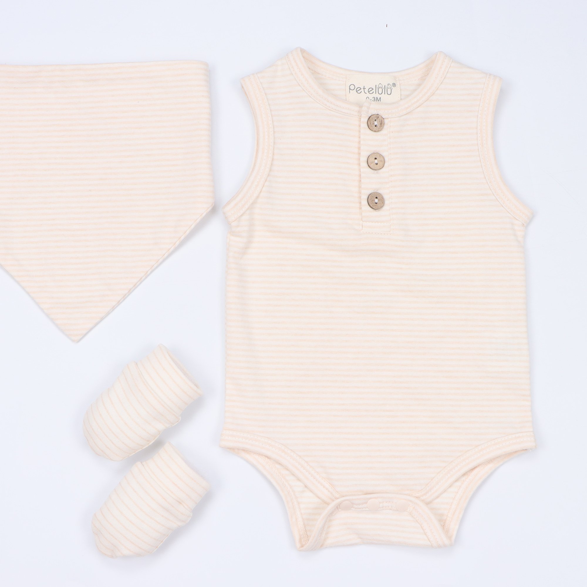 100% Organic Cotton One-Piece Bodysuit for Newborns & Babies 0-18 Months Summer RomperJumpsuit for Baby Boys