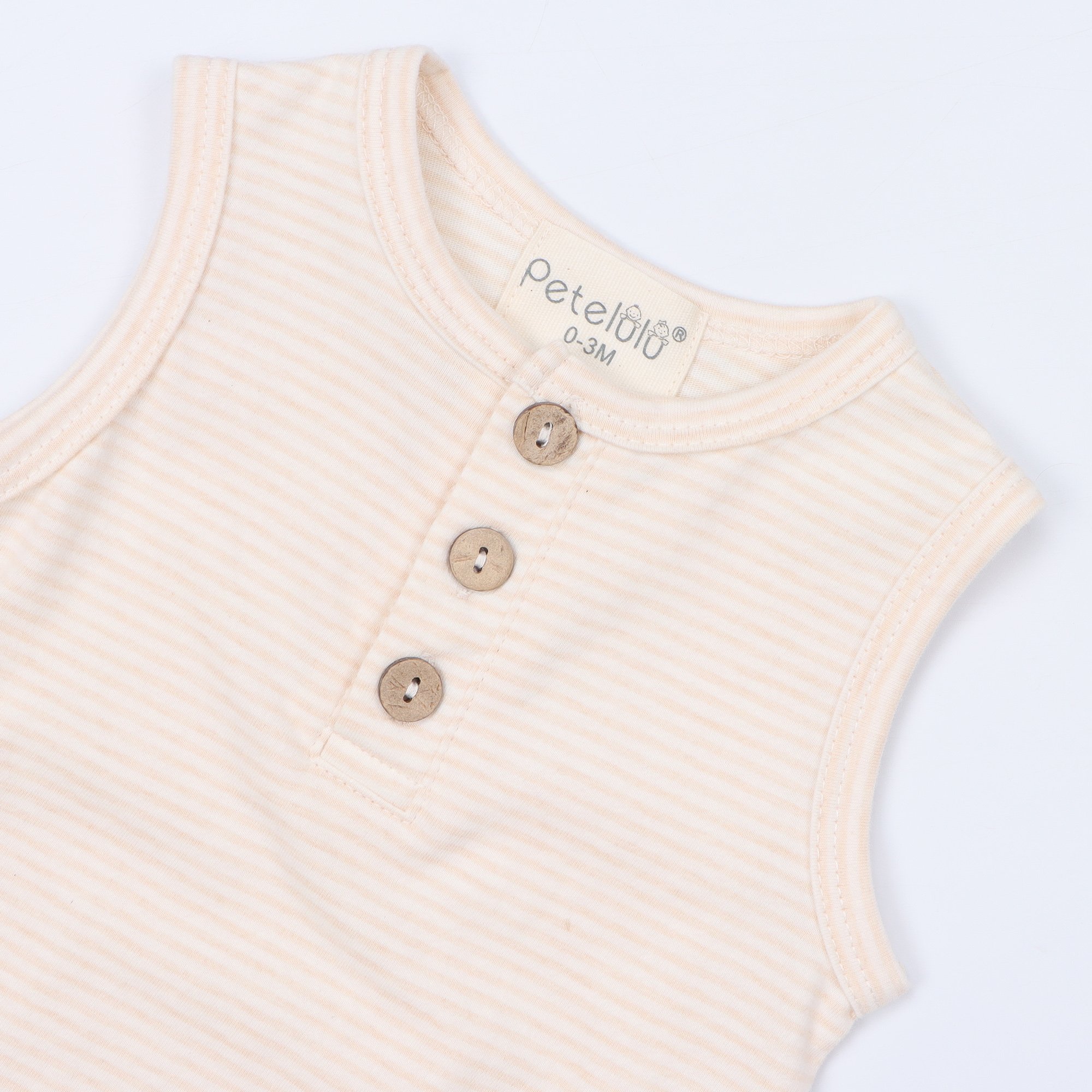 100% Organic Cotton One-Piece Bodysuit for Newborns & Babies 0-18 Months Summer RomperJumpsuit for Baby Boys
