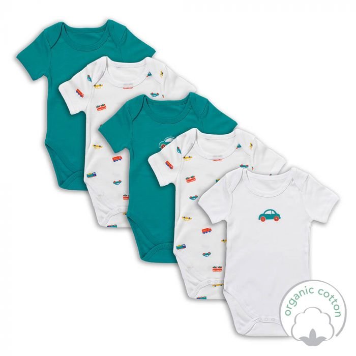 newborn baby rompers made of 100% organic cotton fabric