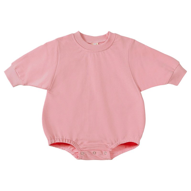 a8037 Korean Ins Winter Newborn Infant Clothes Baby Boy Girl Clothing Casual Pullover Jumpsuit Long Sleeve Bodysuit Rompers