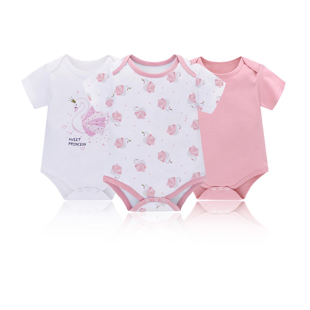 New arrivals wholesale baby rompers 100% cotton boy jumpsuits 3 pack baby clothing set cheap baby clothes in stock kids bodysuit