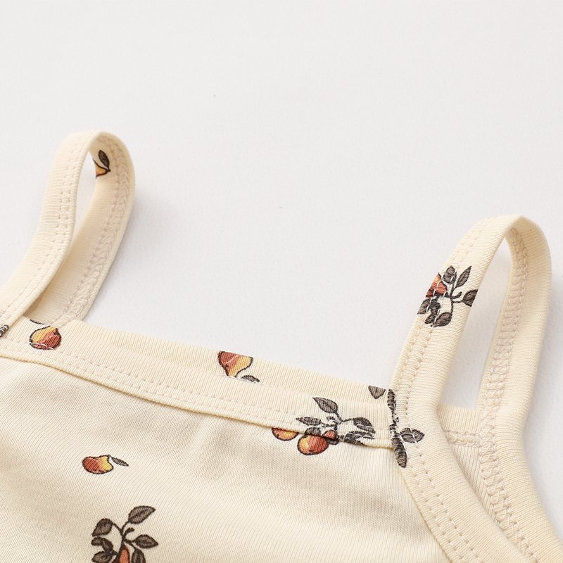 Factory 100% cotton summer camisole girl infant baby clothes summer babi romper floral dress